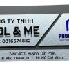 Bảng tên công ty Inox